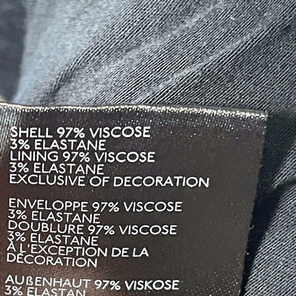 Free People Boheme Mini Dress Womens Size 4 Black Combo Long Sleeve Boho Ruffle - Picture 12 of 14